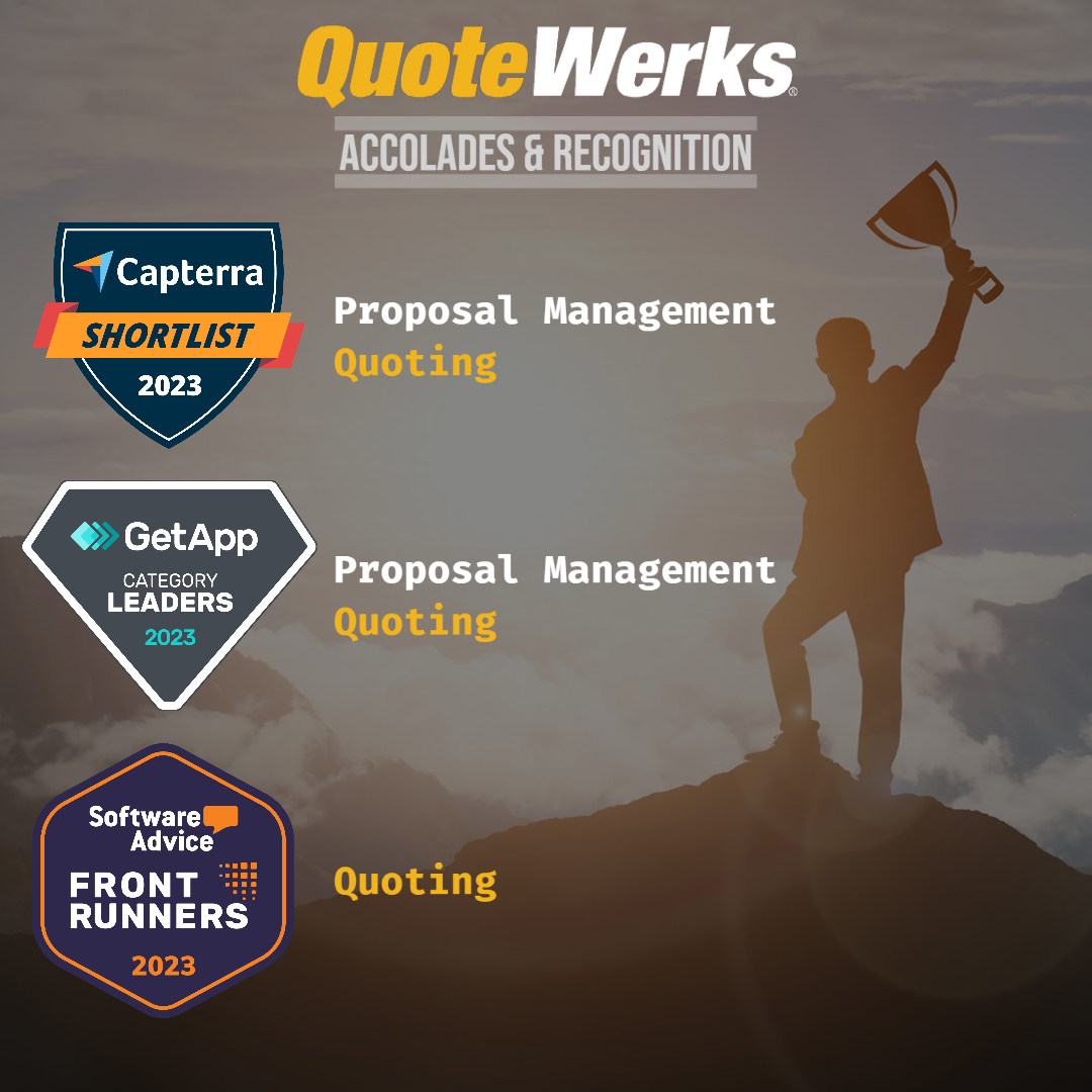 QuoteWerks Receives Multiple Awards