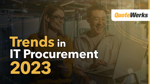 This is the second annual Trends in IT Procurement Report from the QuoteWerks Team. Changes in the Business and Information Technology Communities continue to drive innovation and operational strategies. Read the report for more details and stats...
