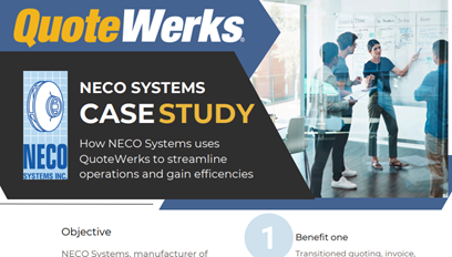 How NECO Systems uses QuoteWerks to streamline operations and gain efficencies